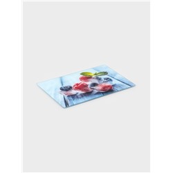 Доска разделочная Доляна «Ледяная свежесть», 30×20 см, стекло