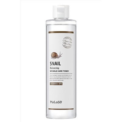 MeLoSo Тонер для лица с муцином улитки / Snail Balancing Wrinkle Care Toner, 300 мл KRISTALLER, 1111125
