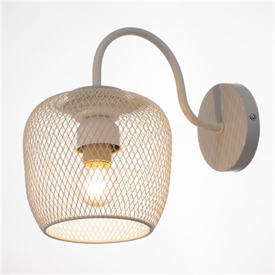 Бра «Бирра» 1xE27 40 Вт белый 15×26×23 см