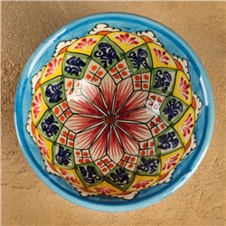 Пиала чайная Риштанская Керамика «Узоры», 200 мл, d=11 см, МИКС