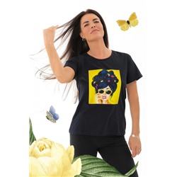 Футболка Урсула (Черный)