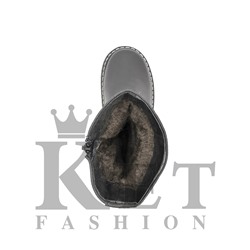 Монголки детские черные, войлочная подошва