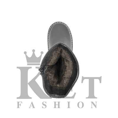 Монголки детские черные, войлочная подошва