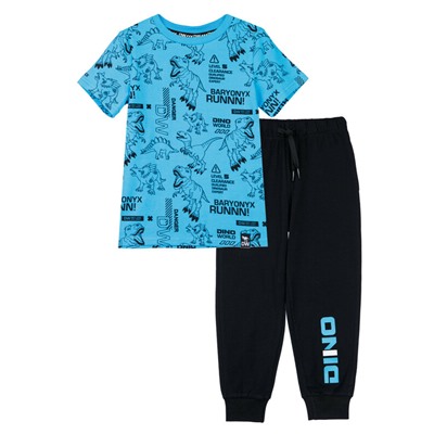 Комплект трикотажный для мальчиков: фуфайка (футболка), брюки