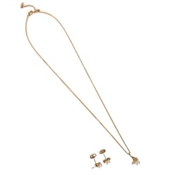 Комплект серьги и кулон