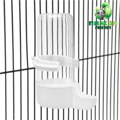 Поилка для птиц 6×13.5 см, 240 мл, белая