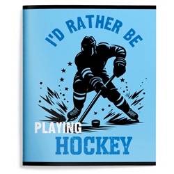 Тетрадь  48л клетка "ХОККЕЙНЫЙ ВЫПАД" ВД-лак ТОК48-ХВ SchoolФормат