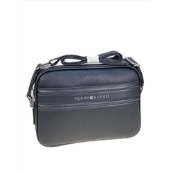 Сумка мужская из искусственной кожи, цвет черный