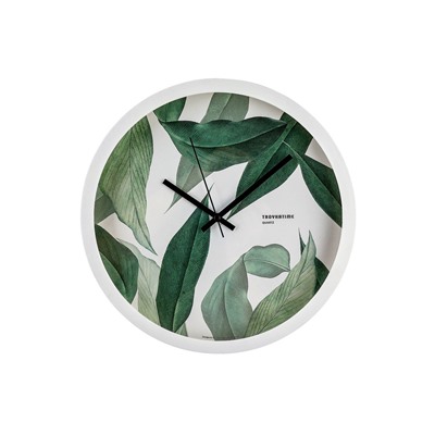 Часы настенные классические, серия: Интерьер, плавный ход, d=30.5 см, циферблат d=27 см, от батарейки 1×AA