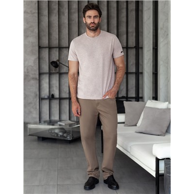 Футболка базовая полуприлегающая из премиального хлопка с эластаном