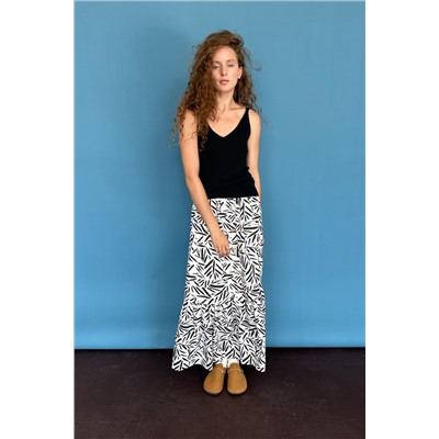 Юбка  NATURE098/02/Белый, черный