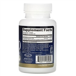 Jarrow Formulas, PS 100, фосфатидилсерин, 100 мг, 60 капсул