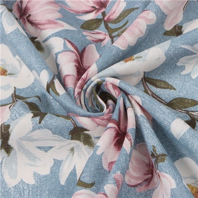 Скатерть «Доляна. Магнолия», 146×220 см, рогожка 158 г/м², 50% хлопок, 50% п/э