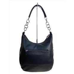 Женская сумка из искусственной кожи, цвет черный