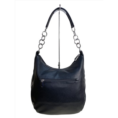 Женская сумка из искусственной кожи, цвет черный