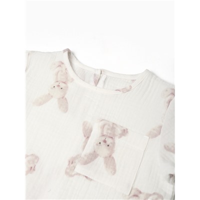 Комплект детский (футболка, шорты) MINAKU, белый, рост 86-92