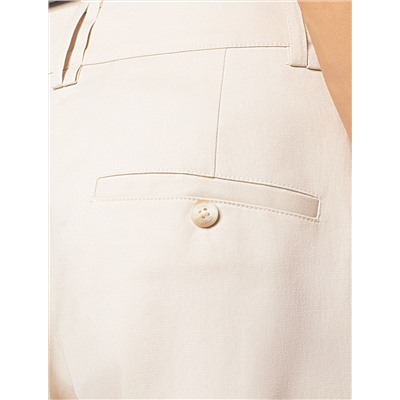 Брюки-палаццо из хлопка с защипами