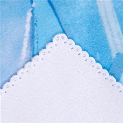 Плед детский «Принцессы» 1.5 сп, 140×210 см, голубое