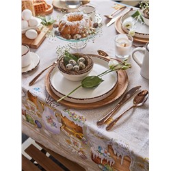 Скатерть Этель «Пасхальные куличи» 110×147 см, 100% хлопок, саржа 190 г/м²