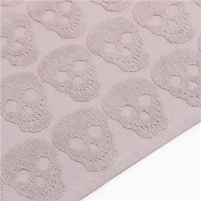 Полотенце махровое Love Life "Sculls" 70*140 см, светло-розовый, 100% хл, 450 гр/м2