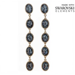 Серьги с кристаллами Swarovski