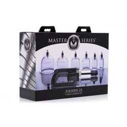 Набор помп для стимуляции Sukshen 6 Piece Cupping Set with Acu-Points