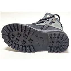 271-1-TP41001 сер Ботинки зима для мальчиков (27-31)/10