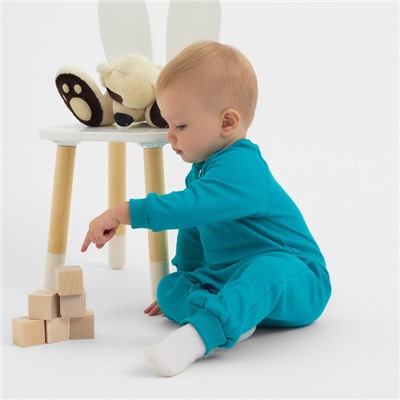 Комбинезон детский MINAKU, рост 56-62 см, изумрудный