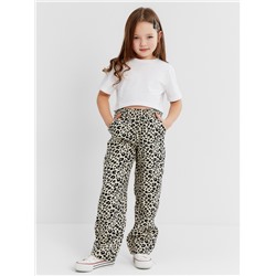 Брюки для девочки KAFTAN Leo velvet, размер 30 (98-104 см)