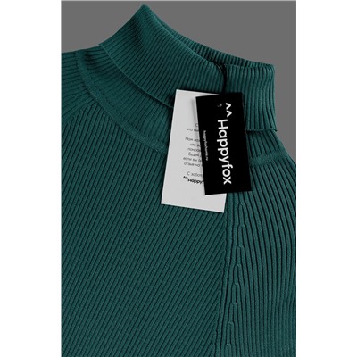 Женская водолазка в рубчик Happyfox