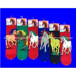 5 ПАР - Носки универсальные ЦВЕТНЫЕ Символ 2026 года арт. 1868