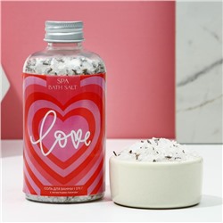 Соль для ванны Love, 370 г, Чистое счастье