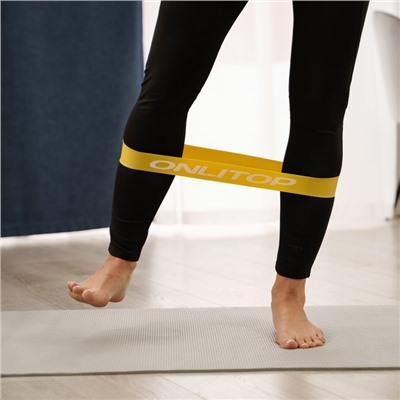 Набор фитнес-резинок ONLYTOP: нагрузка 10, 15, 20, 25, 30 кг, 5 шт., 30×5 см