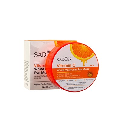 Гидрогелевые патчи для глаз с витамином С, 60 шт.
