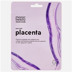 Маска для лица MONIC BEAUTY MB Skin Code Тканевая ПЛАЦЕНТА 25мл
