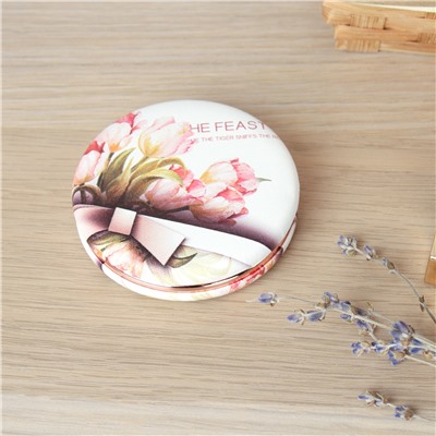 Зеркало карманное 7 см / MB-25 /уп 12/300/