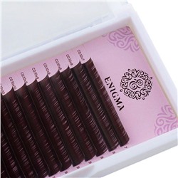 Enigma Ресницы на ленте Микс 16 линий 6-13 мм, C, 0,12 мм, черный 11764