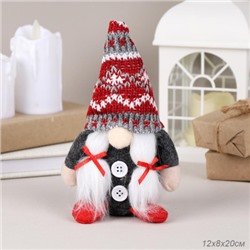 Новогоднее украшение Гном 20 см / NA116 /уп 50/