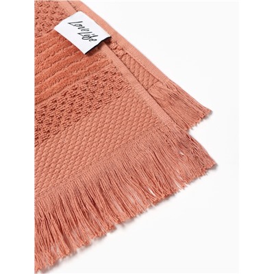 Полотенце махровое LoveLife «Атакама» 70×130 см, коричневое, 100% хлопок, 500 г/м²