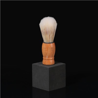 Помазок для бритья, деревянный, бежевый