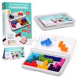 Игра головоломка "Логический пазл" Крестики-нолики Учись играя