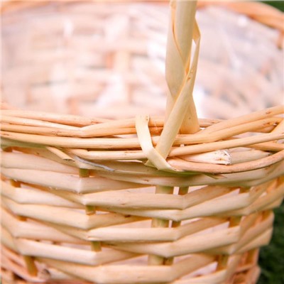 Корзина плетёная, ива, овальная