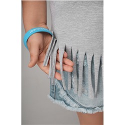 Футболка с бахромой для девочки Happyfox