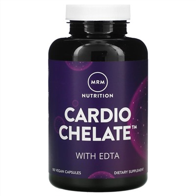 MRM, Cardio Chelate с ЭДТК, 180 веганских капсул