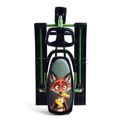 Игрушка Снегокат детский 212 "Play" разборный с высокой рамой и со спинкой (Хитрый лис)