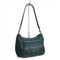 Женская сумка из искусственной кожи, цвет зеленый