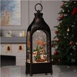 Фигура светодиодная «Новогодняя елка», 36×12.8×6.5 см, музыка, батарейки ААх3 (не в комплекте), USB, свечение тёплое белое