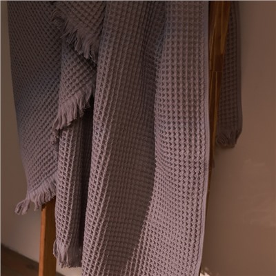 Полотенце вафельное SL HOME: Boho «Софт Мист» 100×180 см, 100% хлопок, 300 г/м²