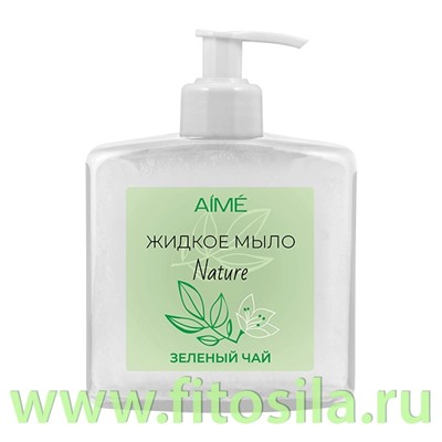 Жидкое мыло "AIME" "Зеленый чай". (дозатор) 300 мл