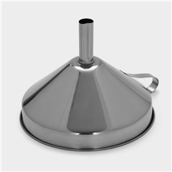 Воронка Magistro Steel, d=12.6 см, с ручкой, 201 нержавеющая сталь